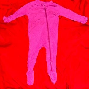 Kyte BABY Hot Pink Footed One-Piece Zipper Pajamas